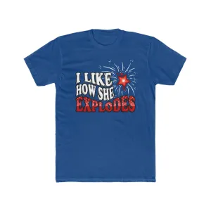 I like How She Explodes Deluxe Men's Tee