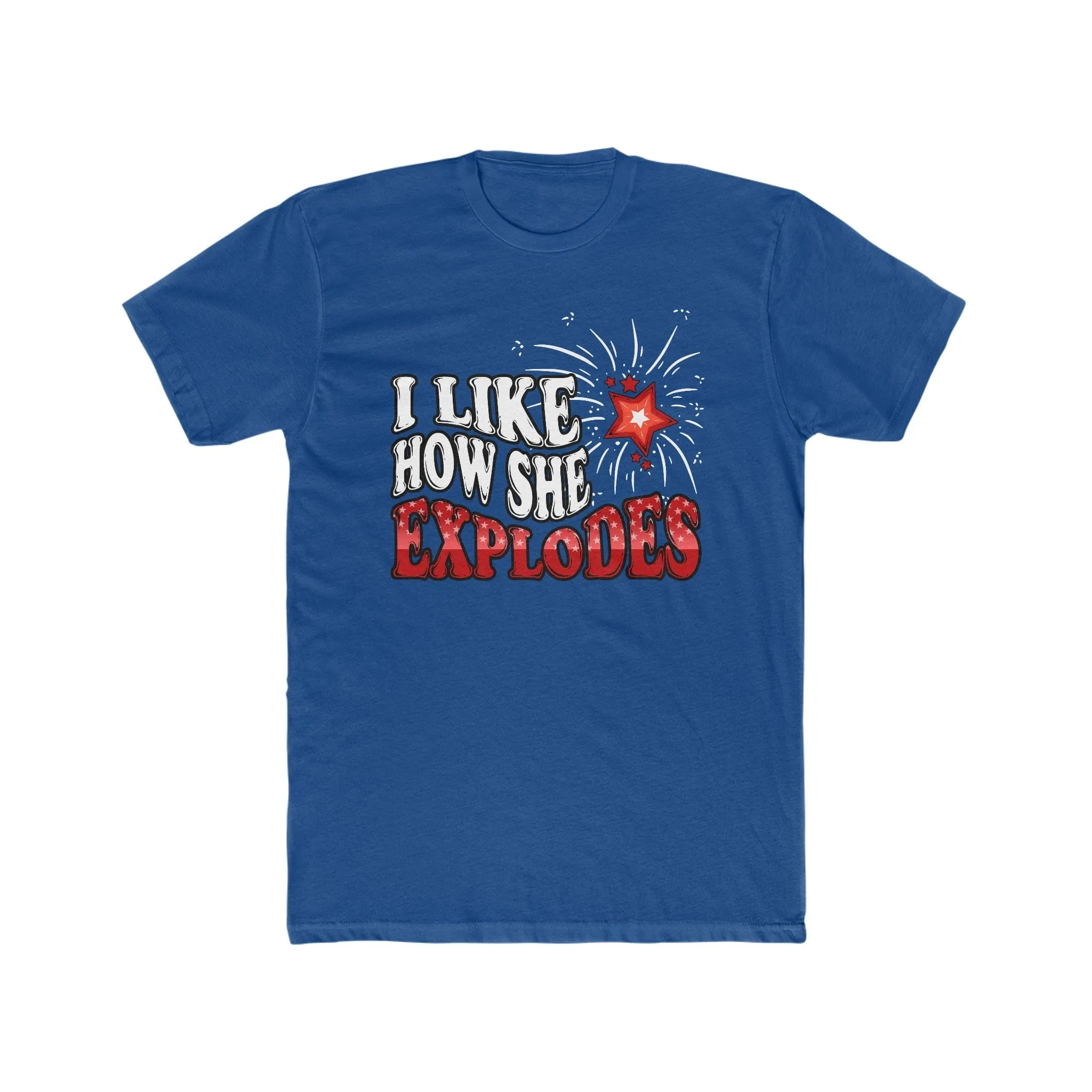 I like How She Explodes Deluxe Men's Tee