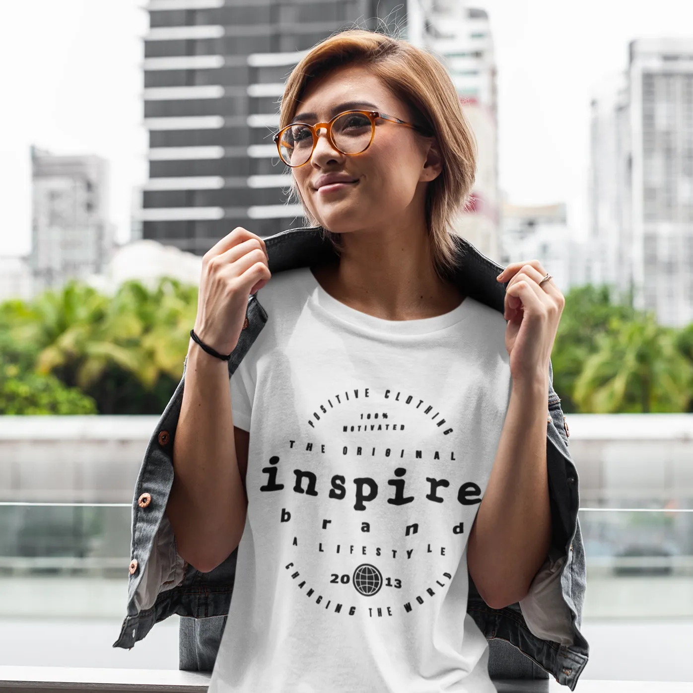 inspire Vintage Emblem Short-Sleeve Unisex T-Shirt