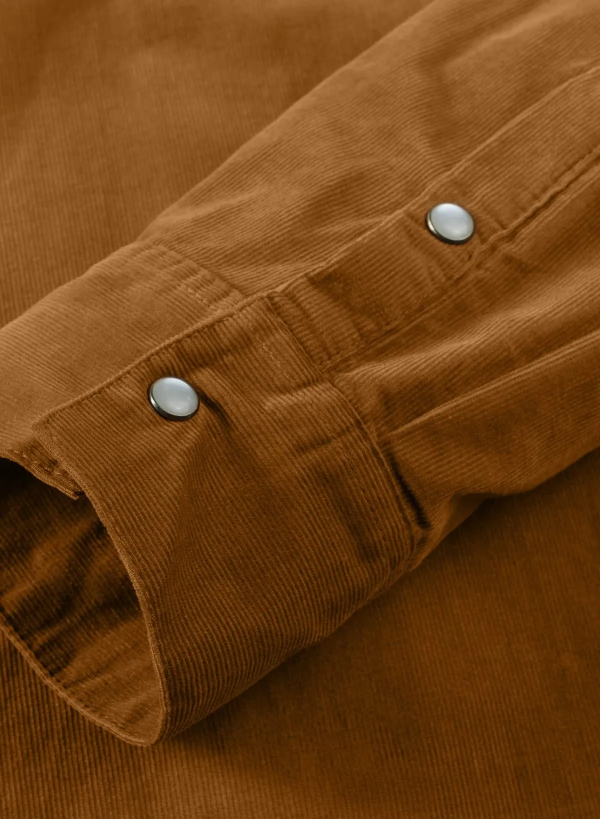 JMIERR Mens Cotton Corduroy Shirt Casual Button Down Long Sleeve Shirt with Flap Pockets