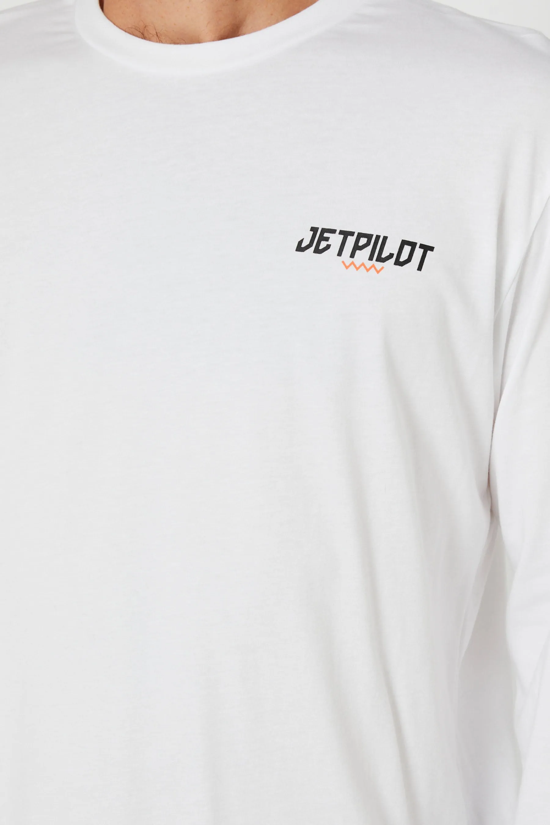 JP Friday Mens L/S Tee - White