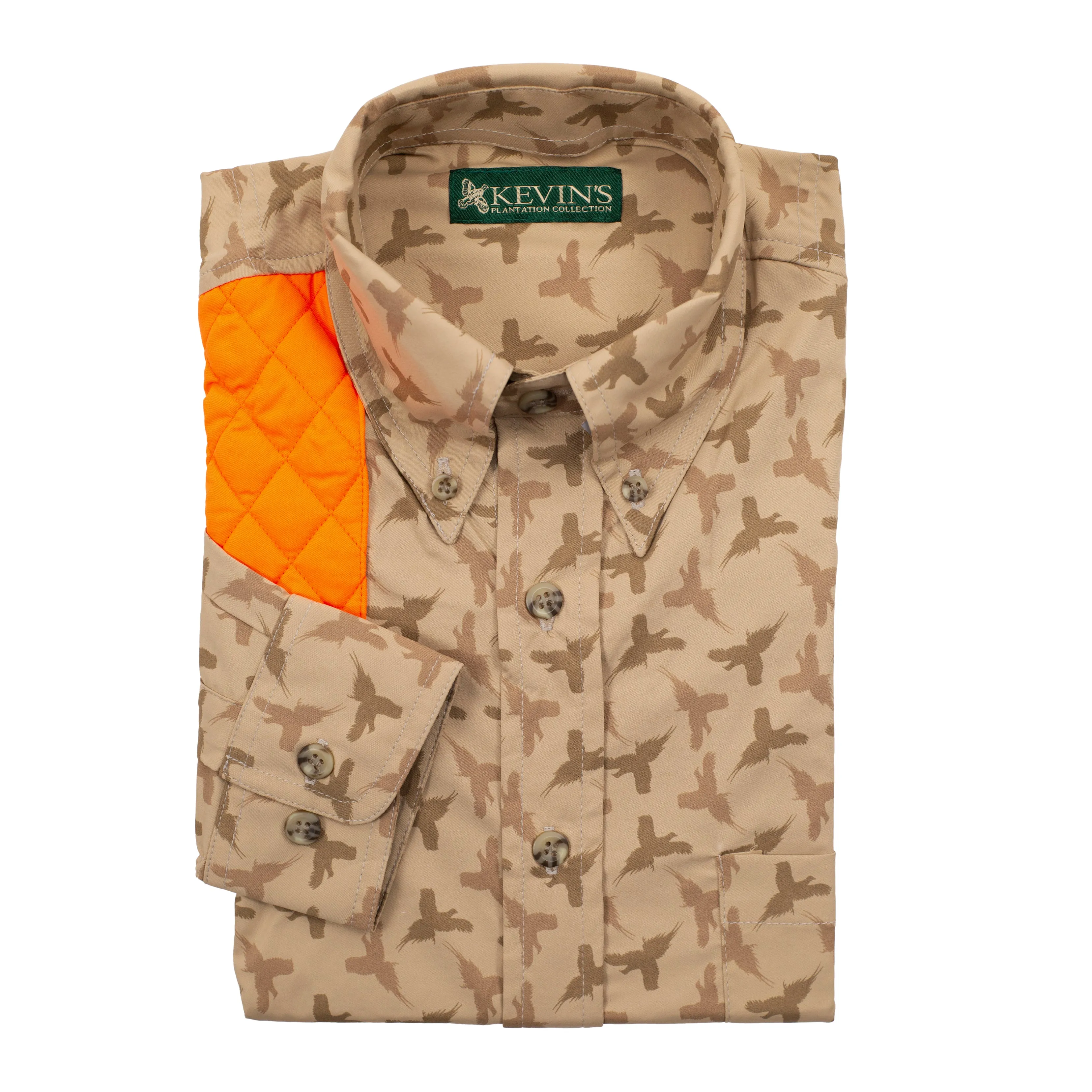 Kevin's Men's Upland Bird Patterned Right Hand Shooting Shirt