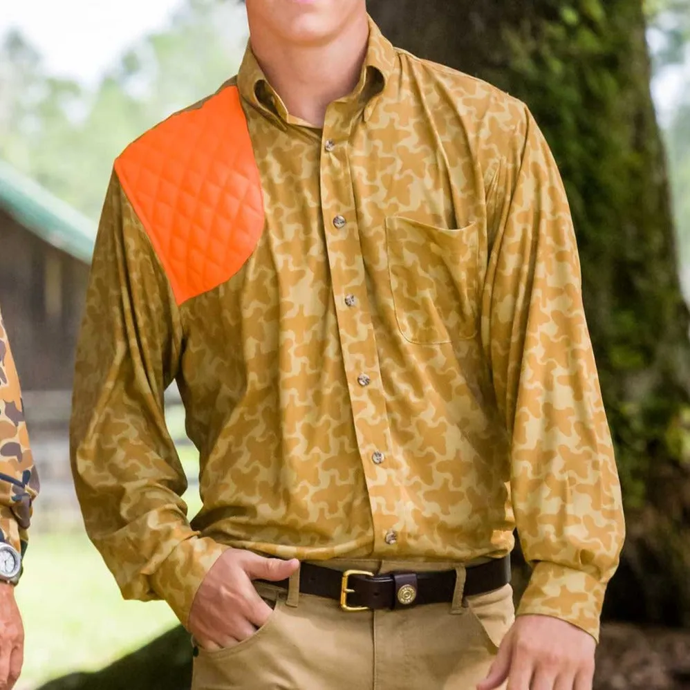Kevin's Men's Upland Bird Patterned Right Hand Shooting Shirt