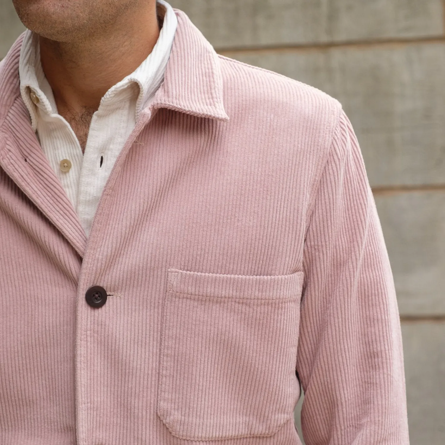 Labura Corduroy Jacket in Old Rose