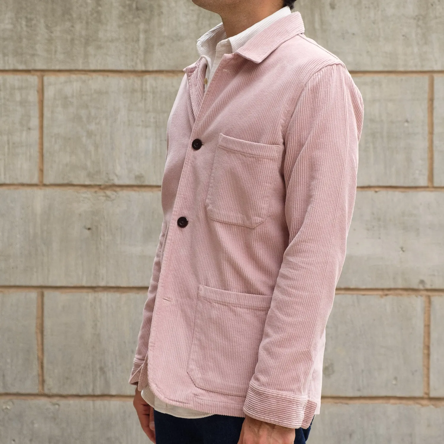 Labura Corduroy Jacket in Old Rose