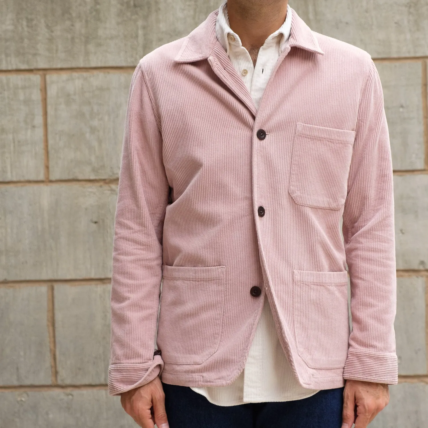Labura Corduroy Jacket in Old Rose