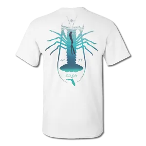 Lobster Diver - Cotton/Poly Fishing T-Shirt