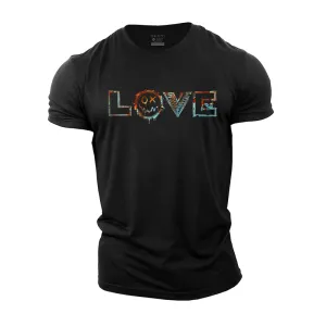 Love Smiley Graphic Men's T-shirts