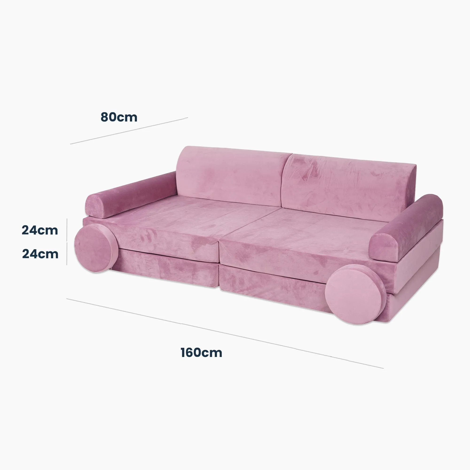 Luxury Velvet Sofa For Kids By MeowBaby