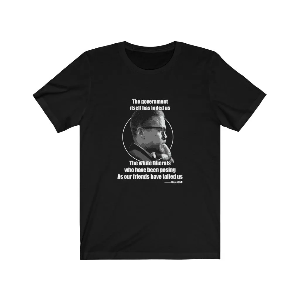 Malcolm X Women's Black Tee