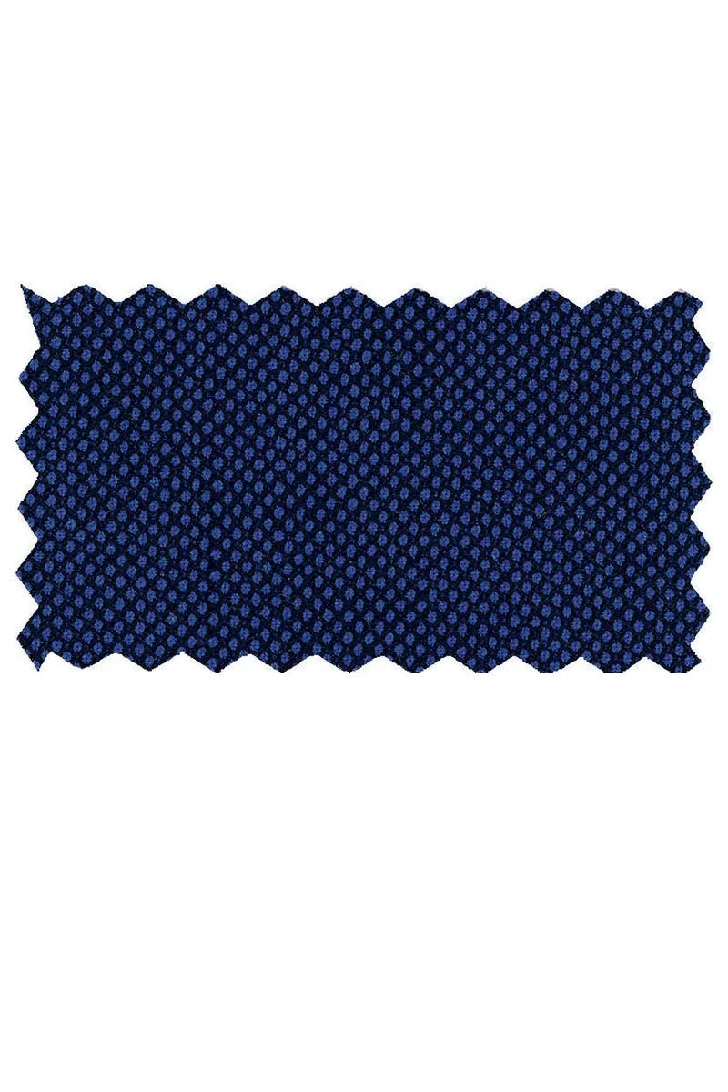 Mantoni Blue Birdseye Suit (2-Piece Set)