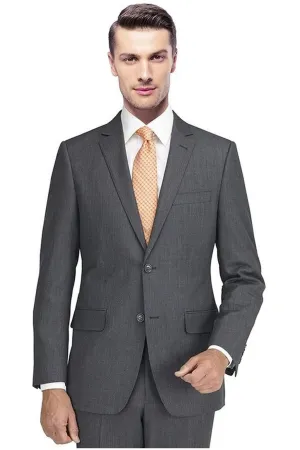 Mantoni Grey Birdseye Suit (2-Piece Set)