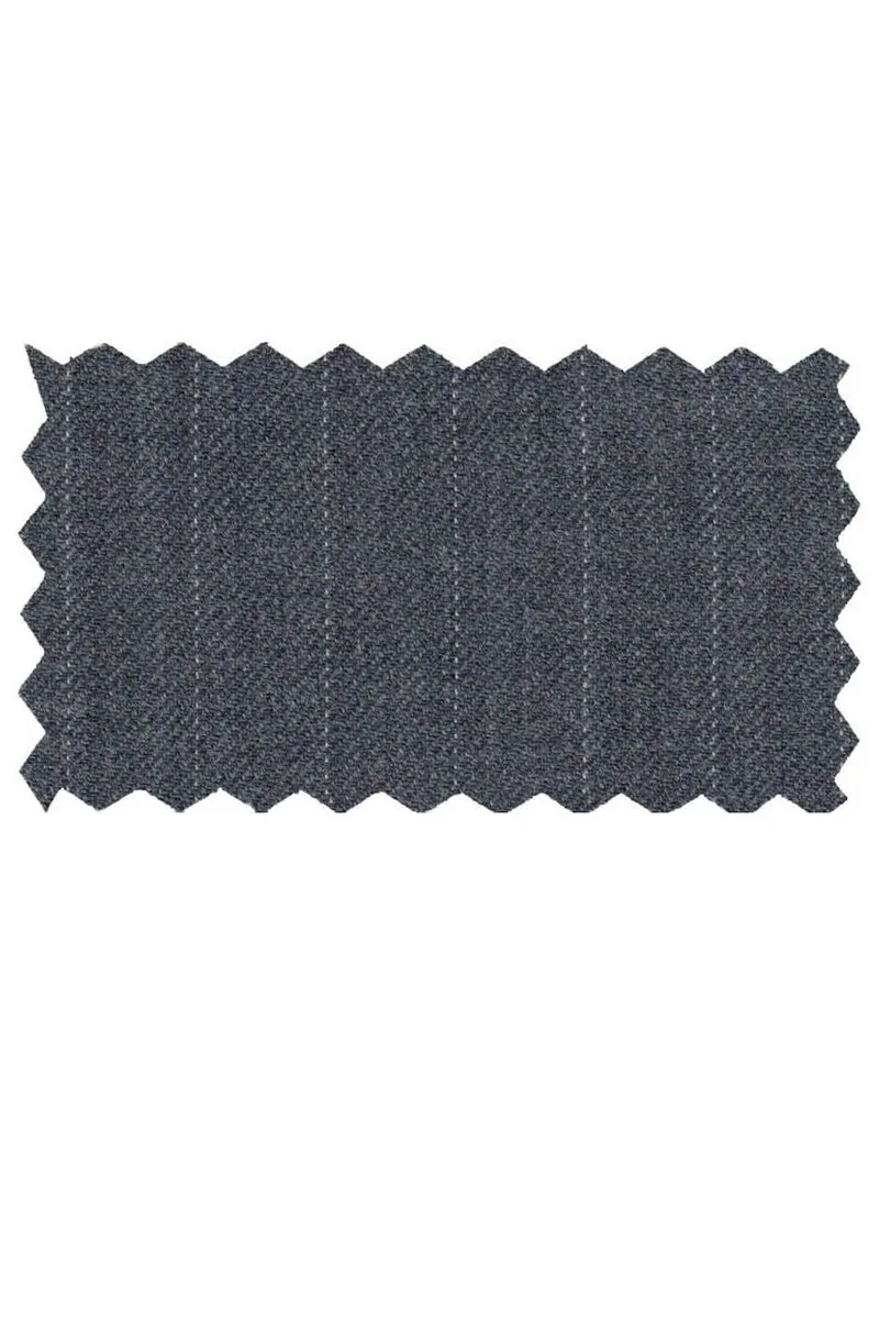 Mantoni Grey Stripe Suit (2-Piece Set)