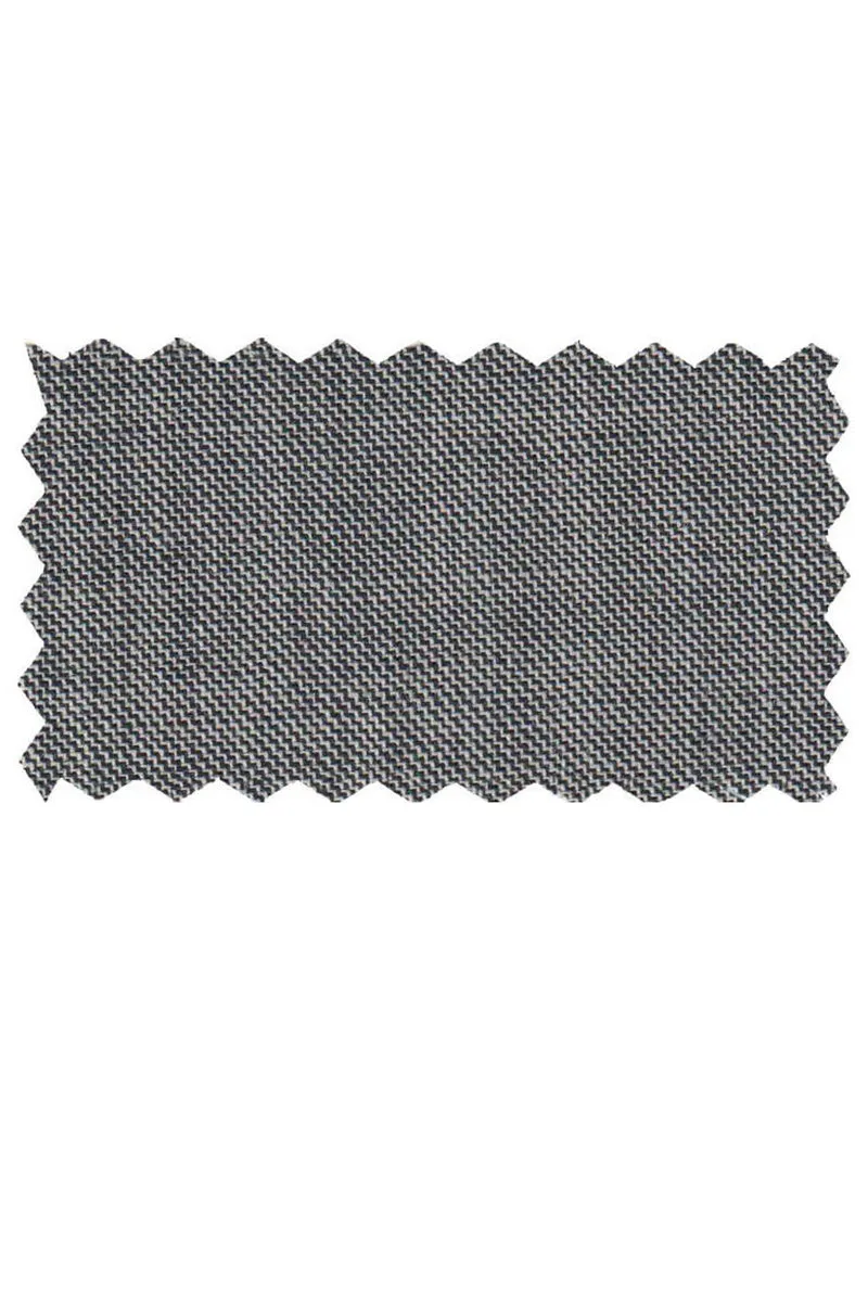 Mantoni Light Grey Sharkskin Suit (2-Piece Set)