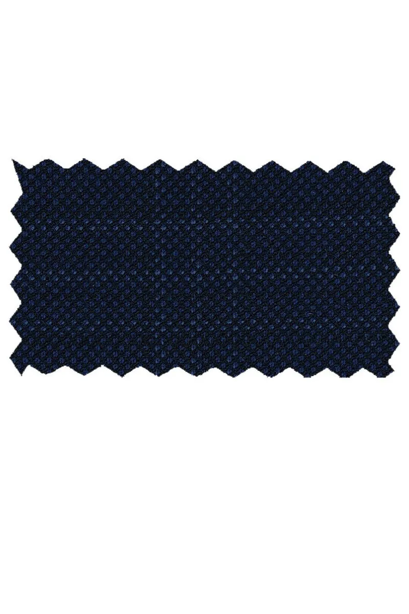 Mantoni Navy Windowpane Suit (2-Piece Set)