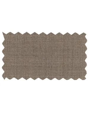 Mantoni Solid Oatmeal Taupe Suit (2-Piece Set)