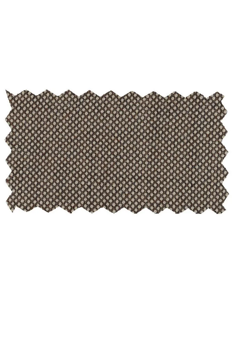 Mantoni Taupe Birdseye Suit (2-Piece Set)
