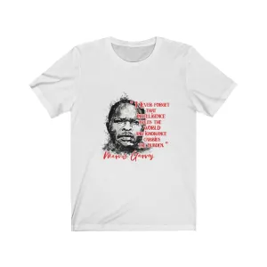 Marcus Garvey, Men's White Tee