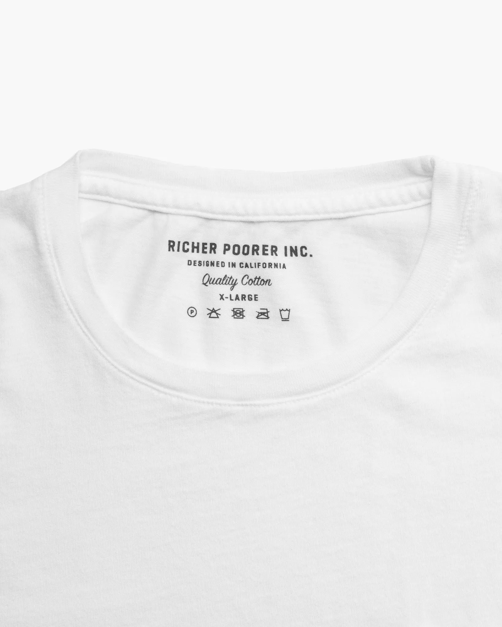 MAT-PKCR01 Richer Poorer Crew Pocket Tee Natural