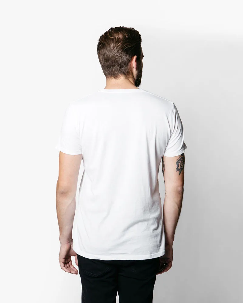 MAT-PKCR01 Richer Poorer Crew Pocket Tee Natural