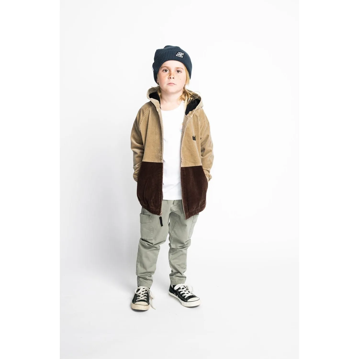 Mcord Jacket - Choc/ Sand