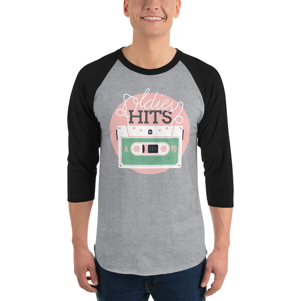 Men's 3/4th Sleeve Raglan T- Shirt - Retro Revive