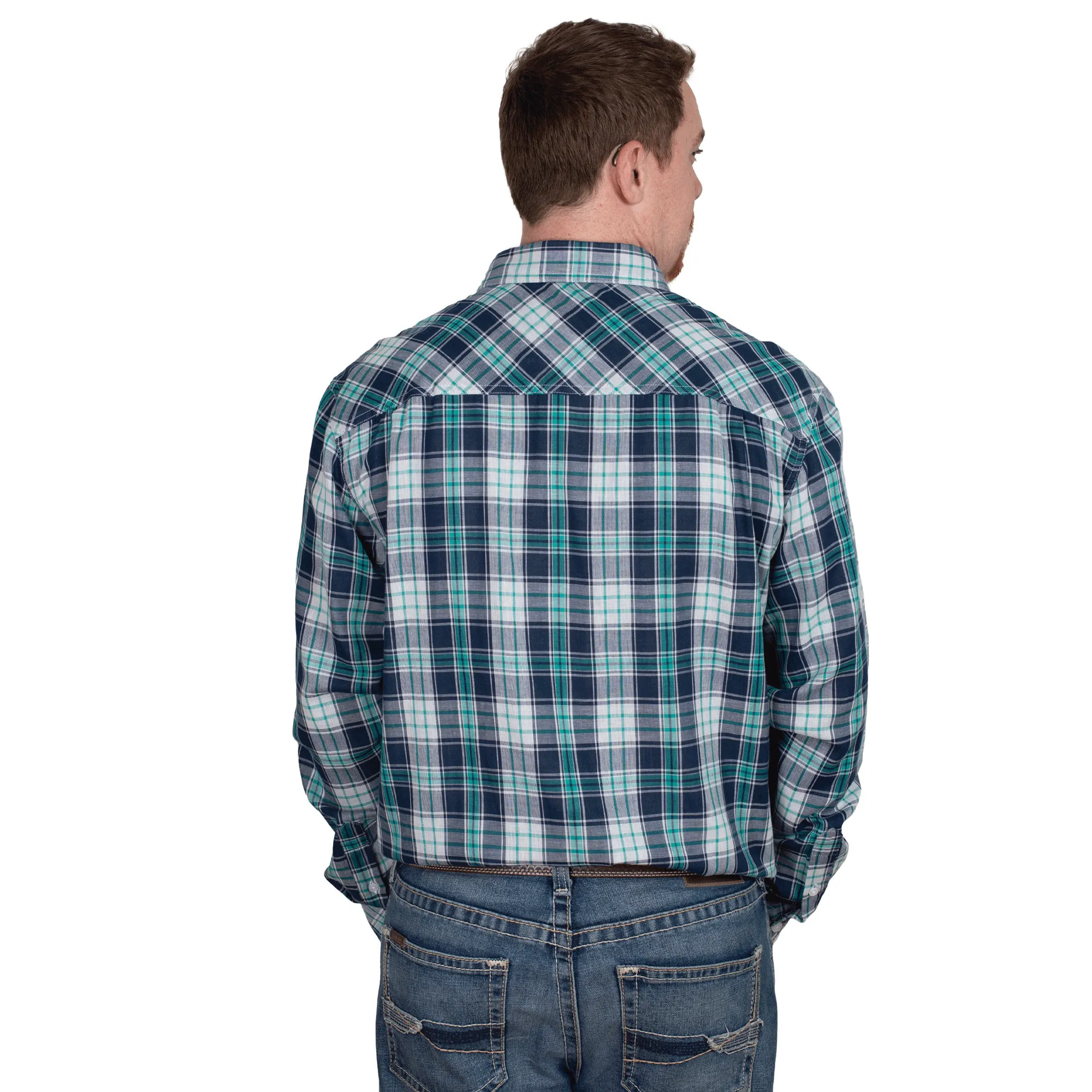 Men's Austin Full Button Print Workshirt
