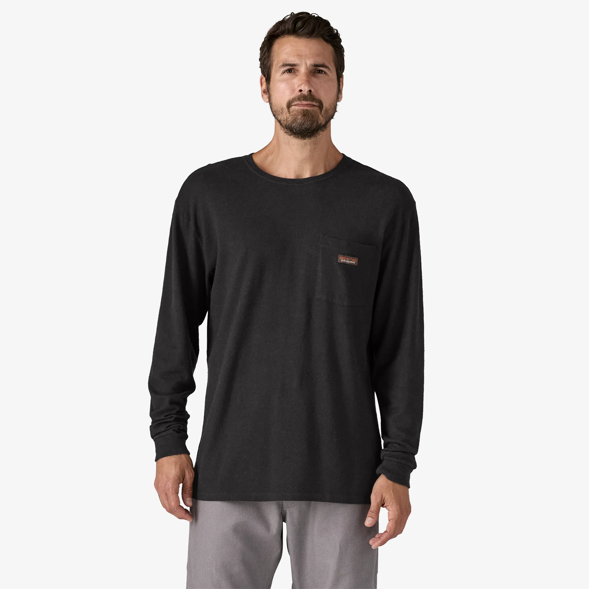 Men's Long-Sleeved Work Pocket T-Shirt