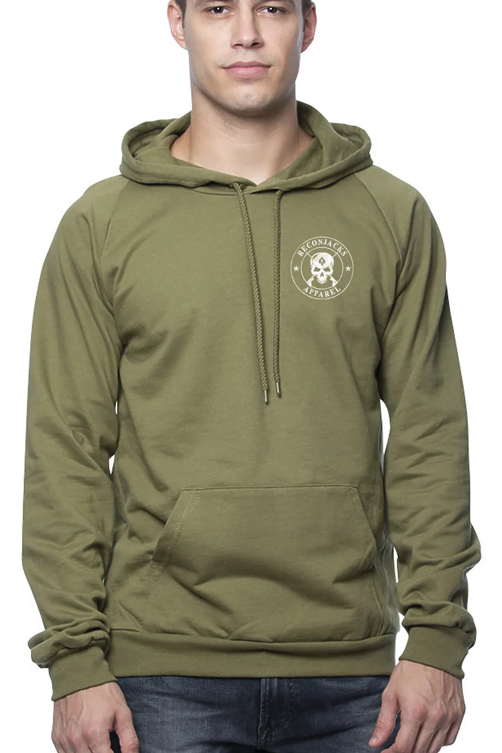 Men's Organic Pullover Hoodie - I STAND FOR OUR NATIONAL ANTHEM (Made In The USA)