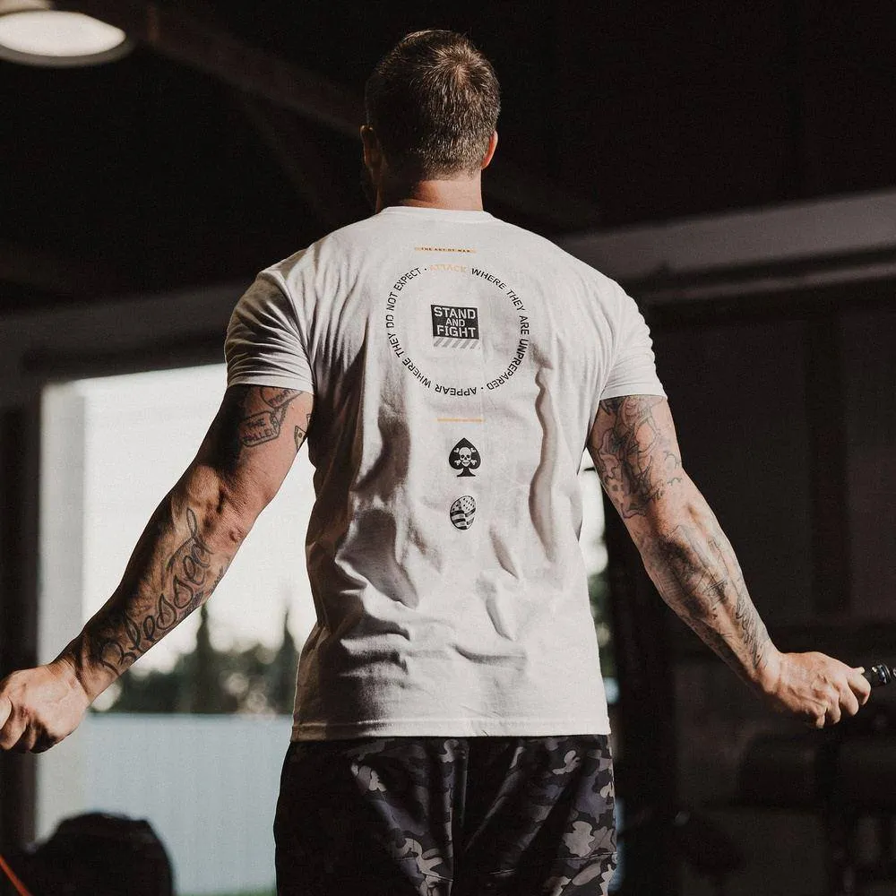 Men's Stand And Fight T-Shirt - White