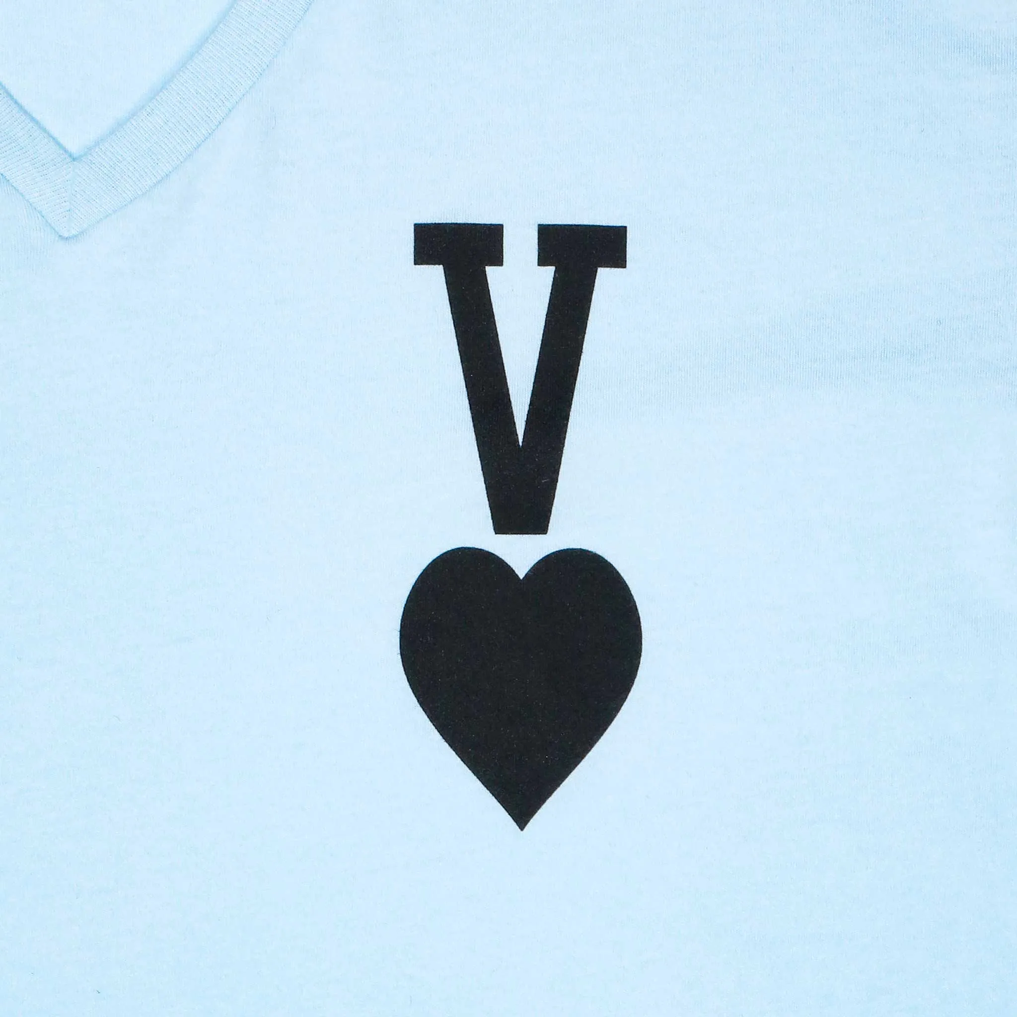 Men's - Vaughn Card Light Blue V-Neck T-Shirt