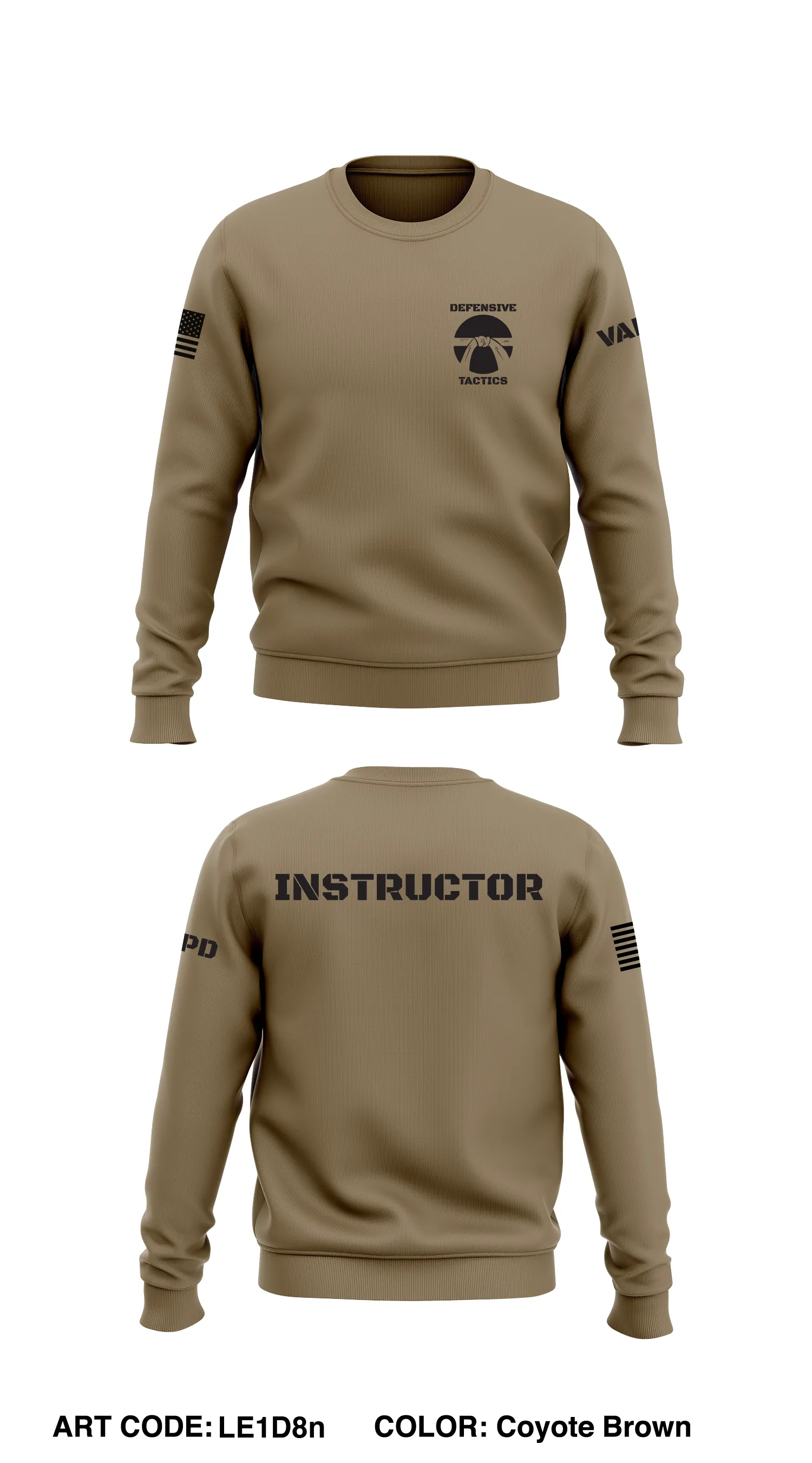 Minneapolis VA Police  Store 1 Core Men's Crewneck Performance Sweatshirt - LE1D8n