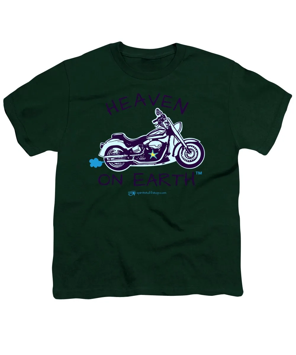 Motorcycle Heaven On Earth - Youth T-Shirt