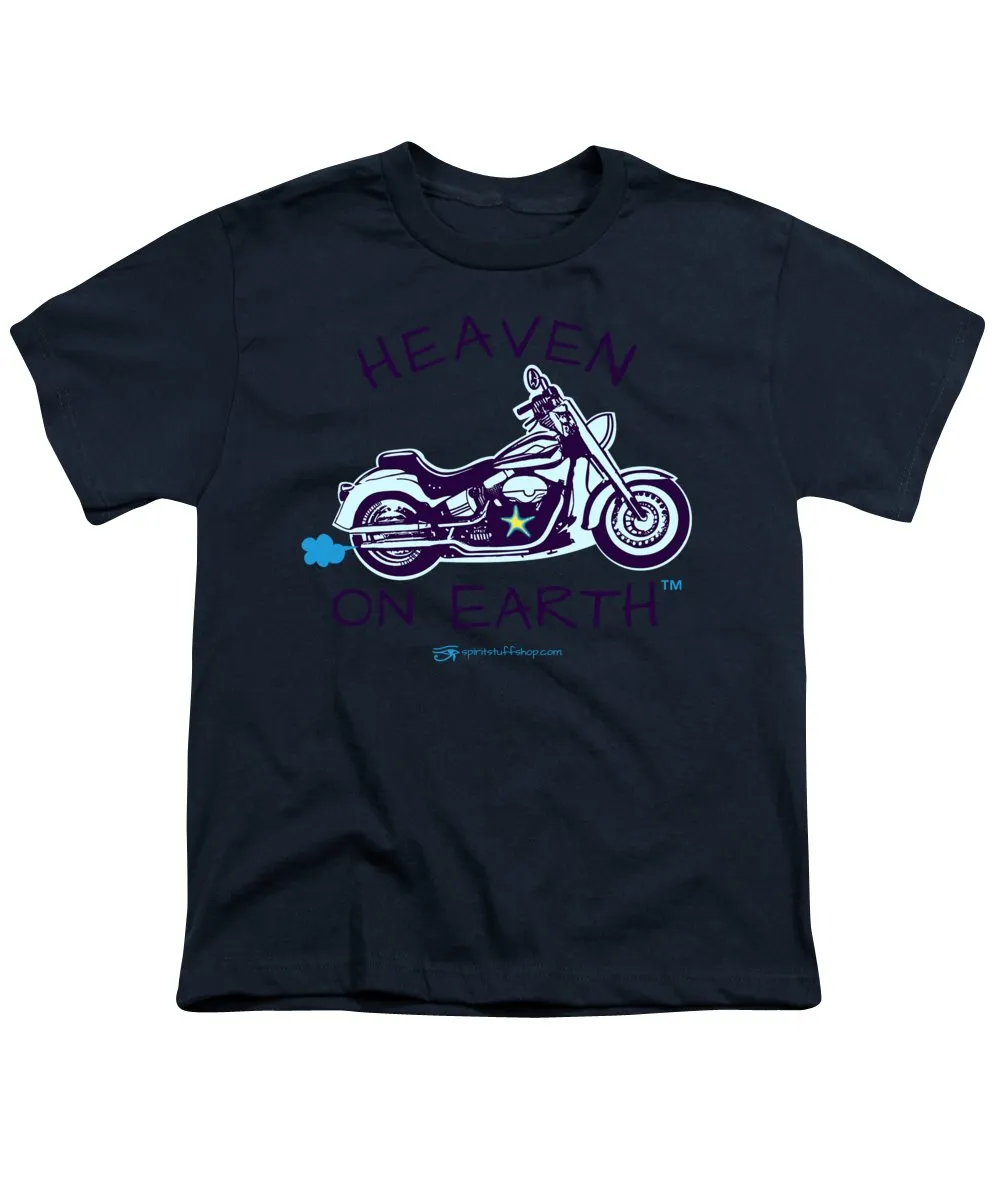 Motorcycle Heaven On Earth - Youth T-Shirt