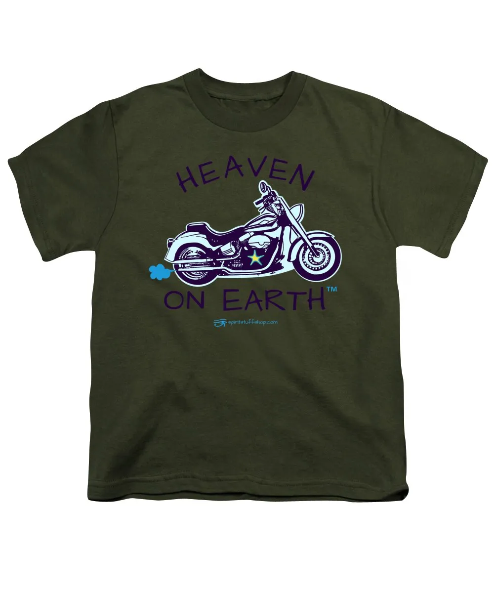 Motorcycle Heaven On Earth - Youth T-Shirt