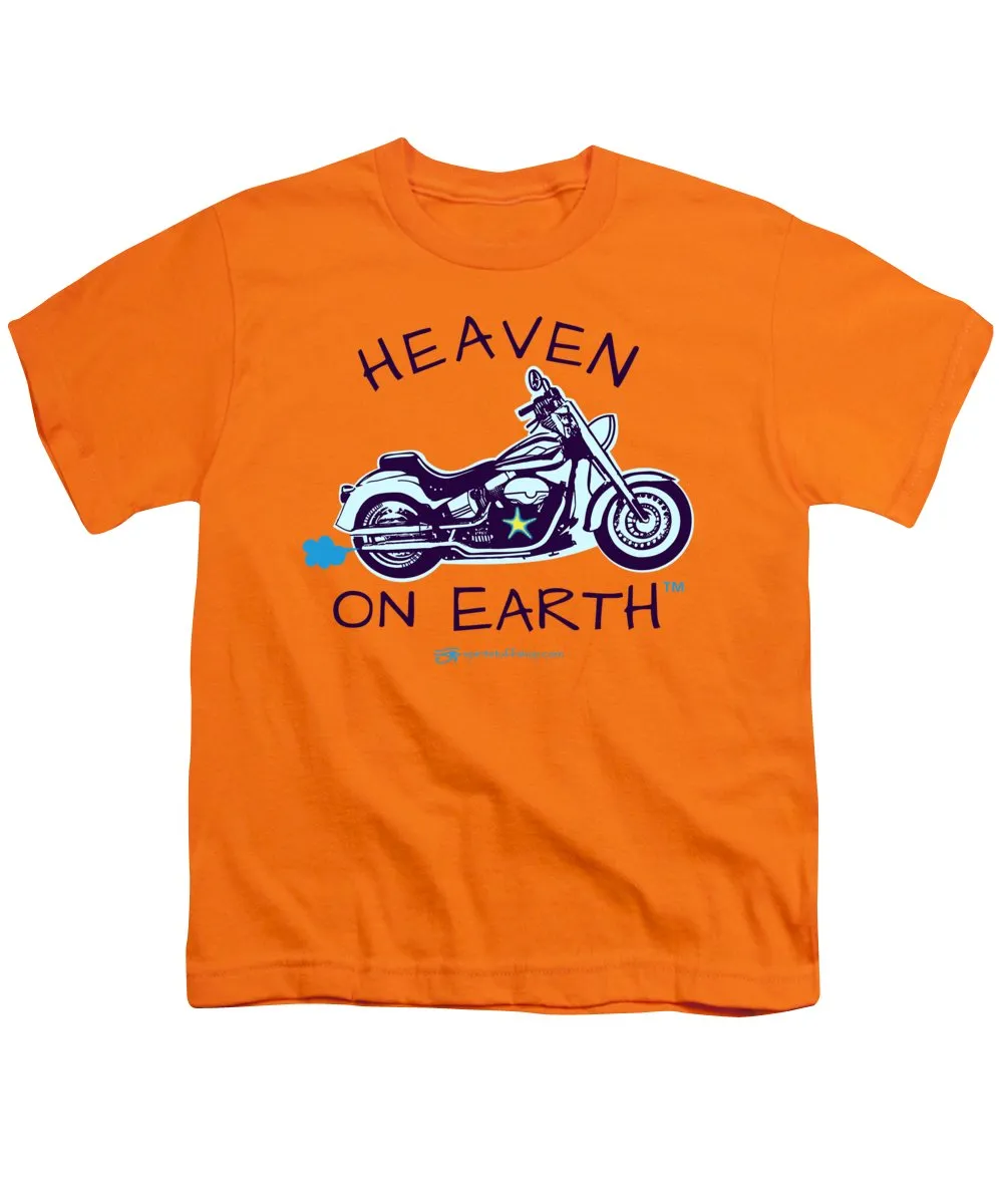 Motorcycle Heaven On Earth - Youth T-Shirt