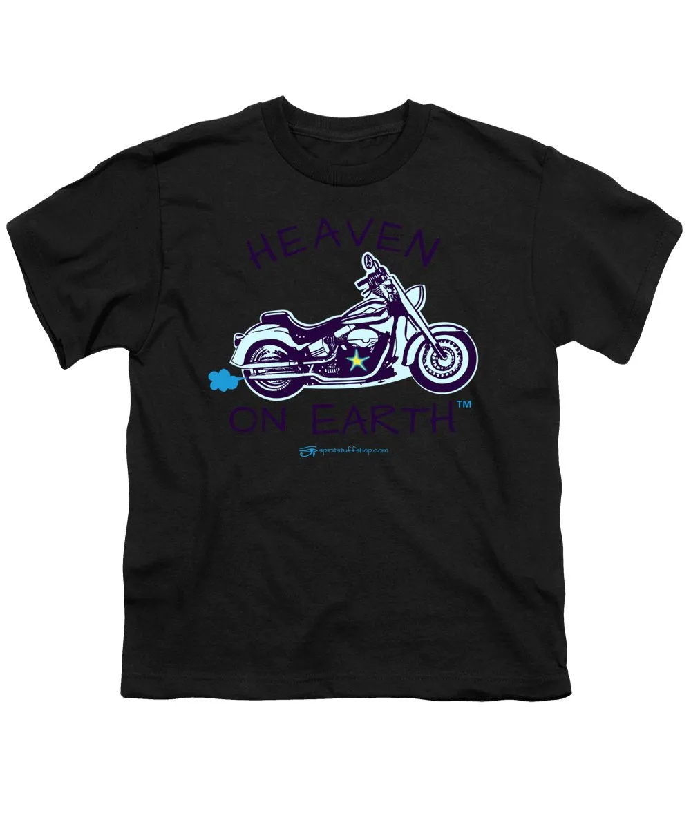 Motorcycle Heaven On Earth - Youth T-Shirt