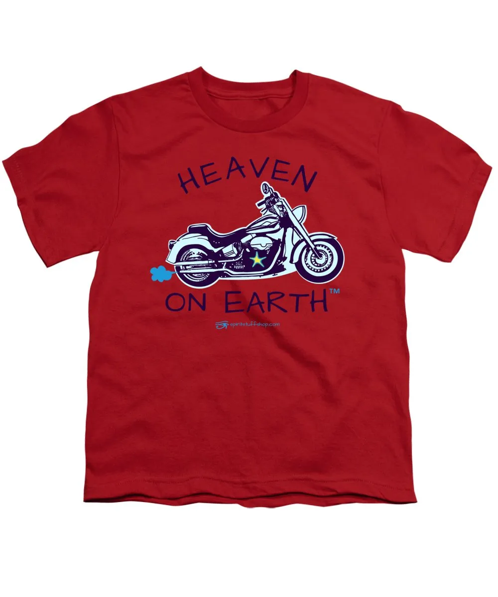 Motorcycle Heaven On Earth - Youth T-Shirt