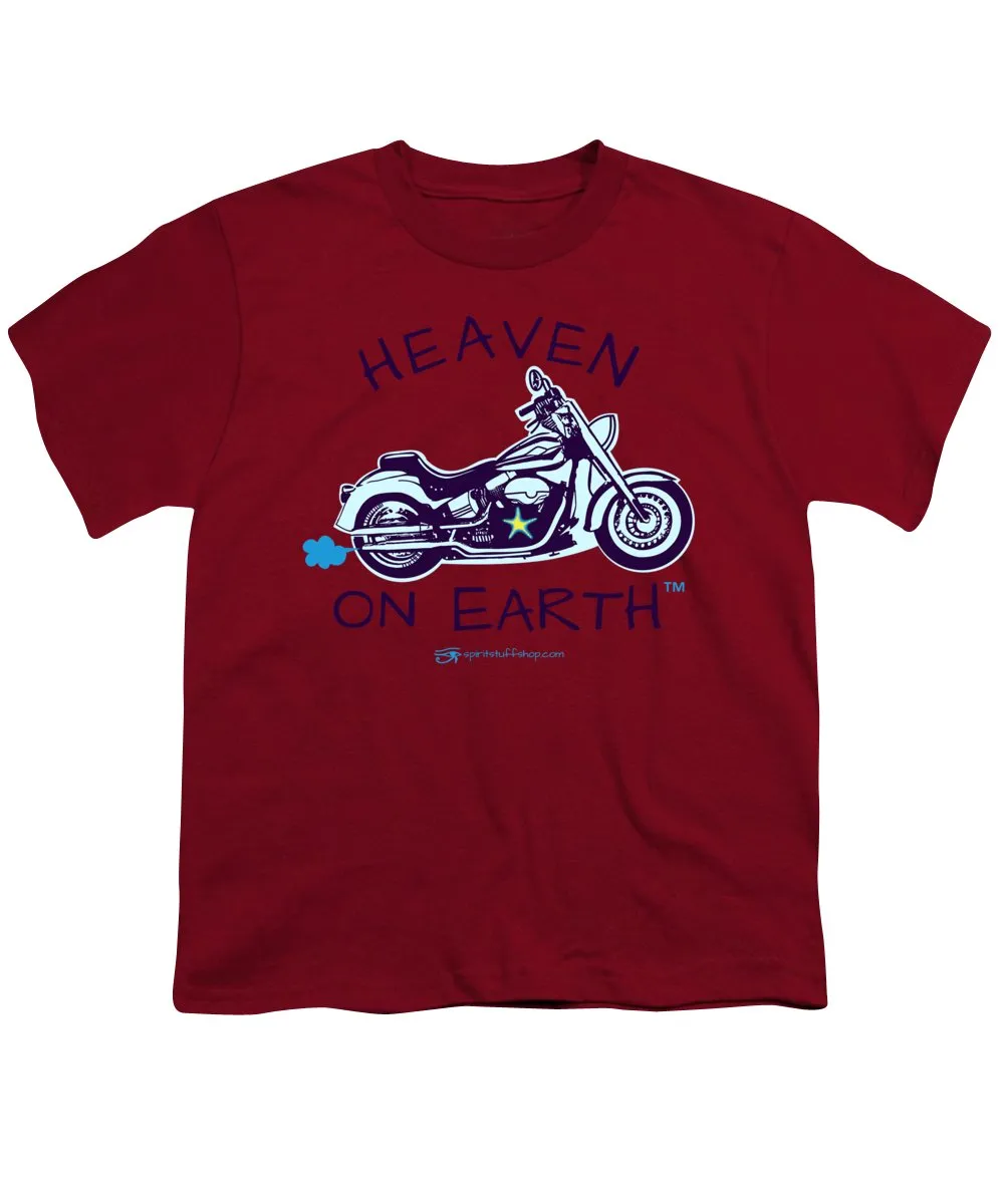 Motorcycle Heaven On Earth - Youth T-Shirt