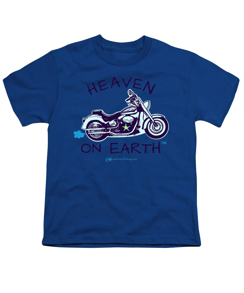 Motorcycle Heaven On Earth - Youth T-Shirt