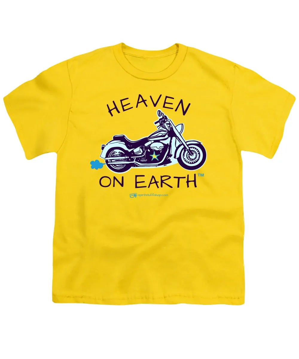 Motorcycle Heaven On Earth - Youth T-Shirt