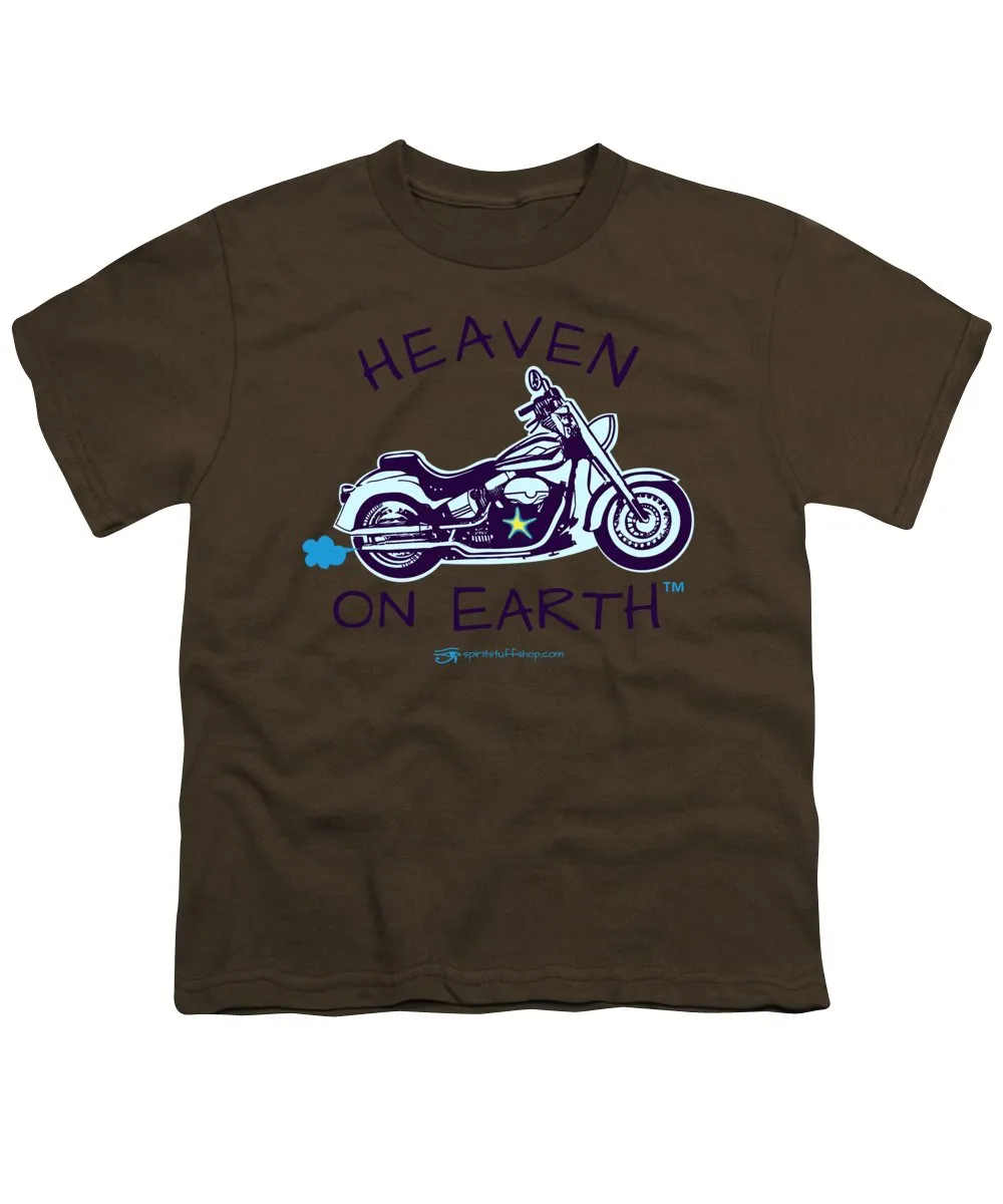 Motorcycle Heaven On Earth - Youth T-Shirt