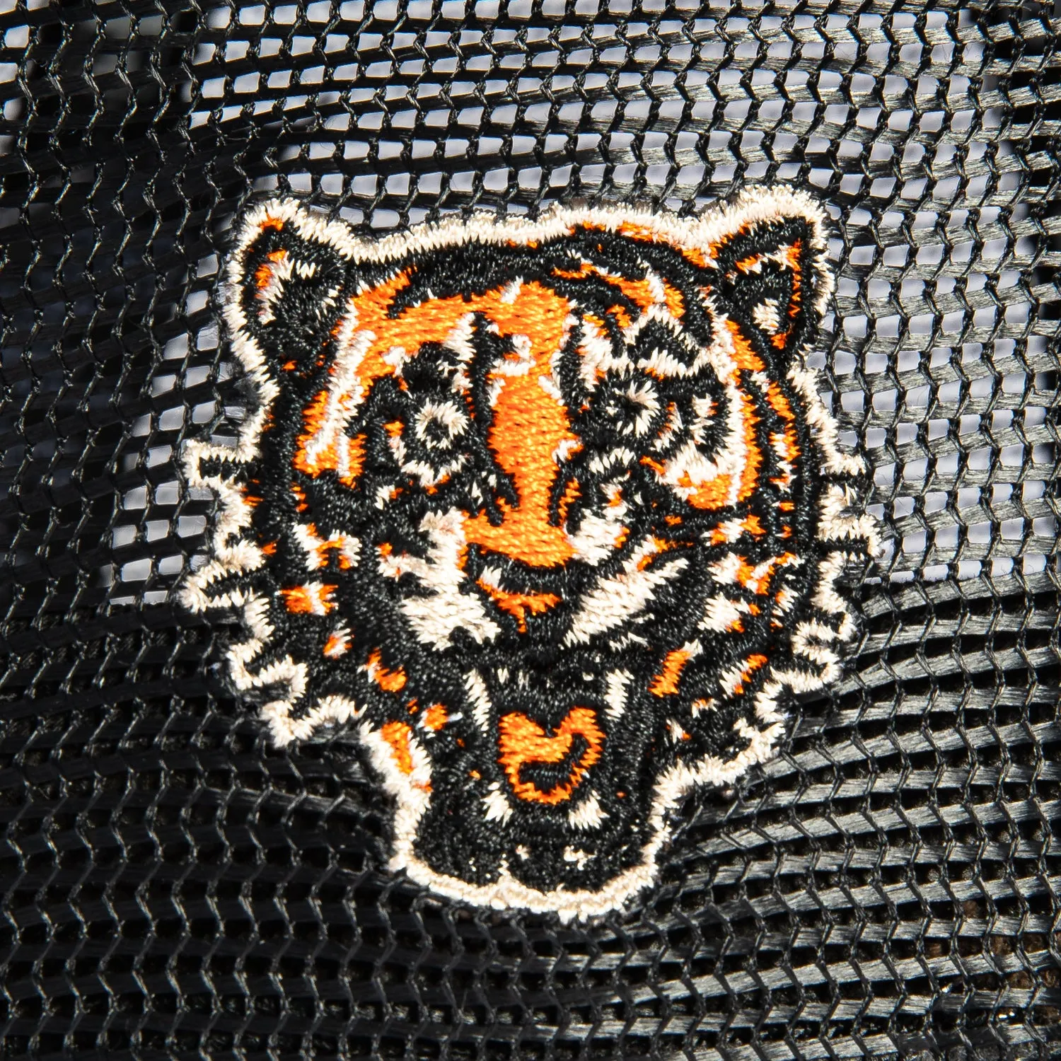 New Era 9Forty A-Frame Corduroy Rope Detroit Tigers Logo Patch Snapback Trucker Hat - Brown, Black