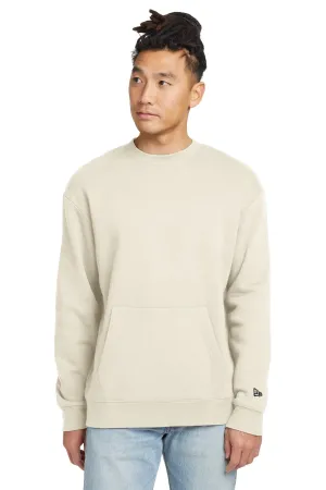 New Era Heritage Fleece Pocket Crew NEA527 Soft Beige