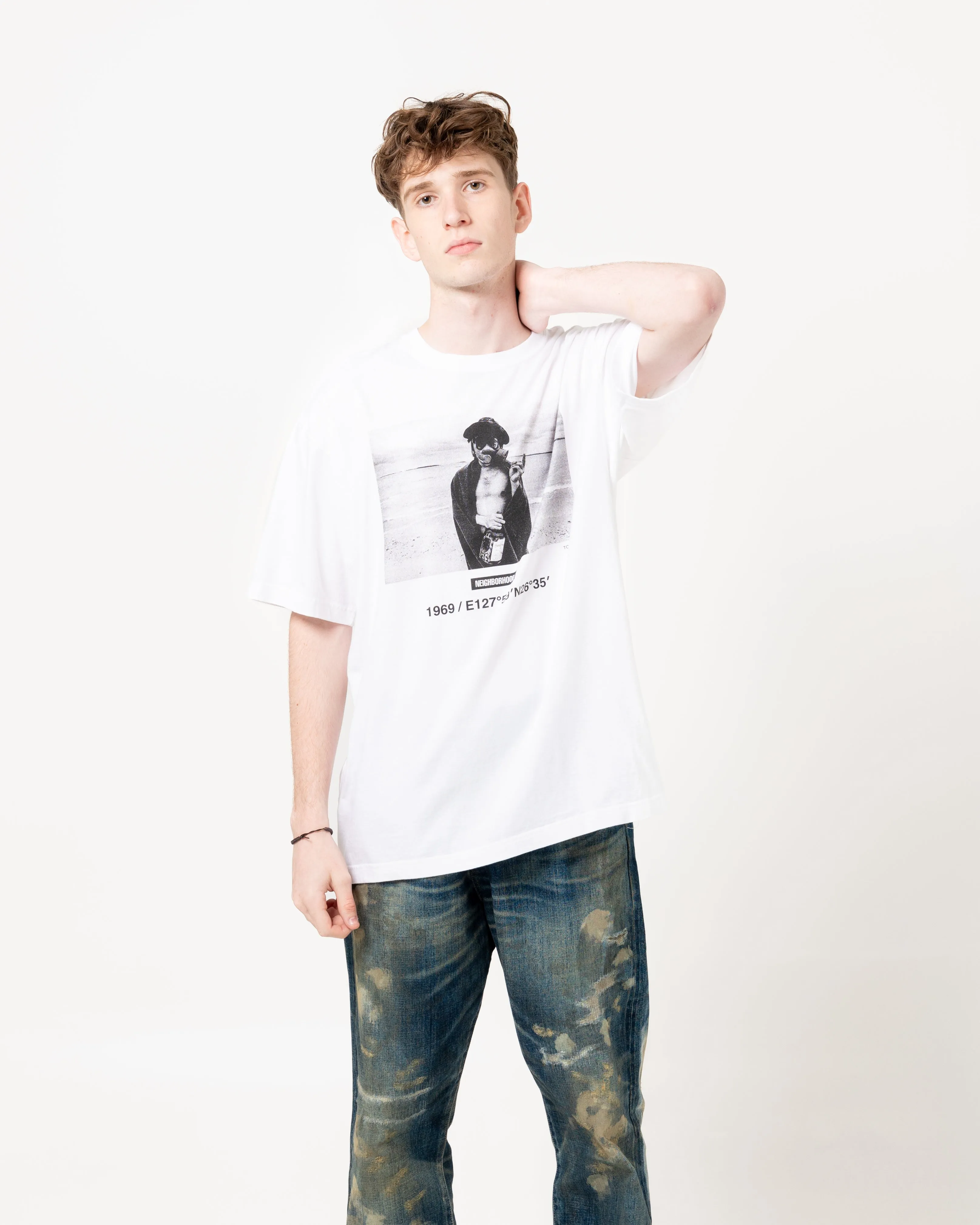 NH x Osamu Nagahama SS-3 Tee | White