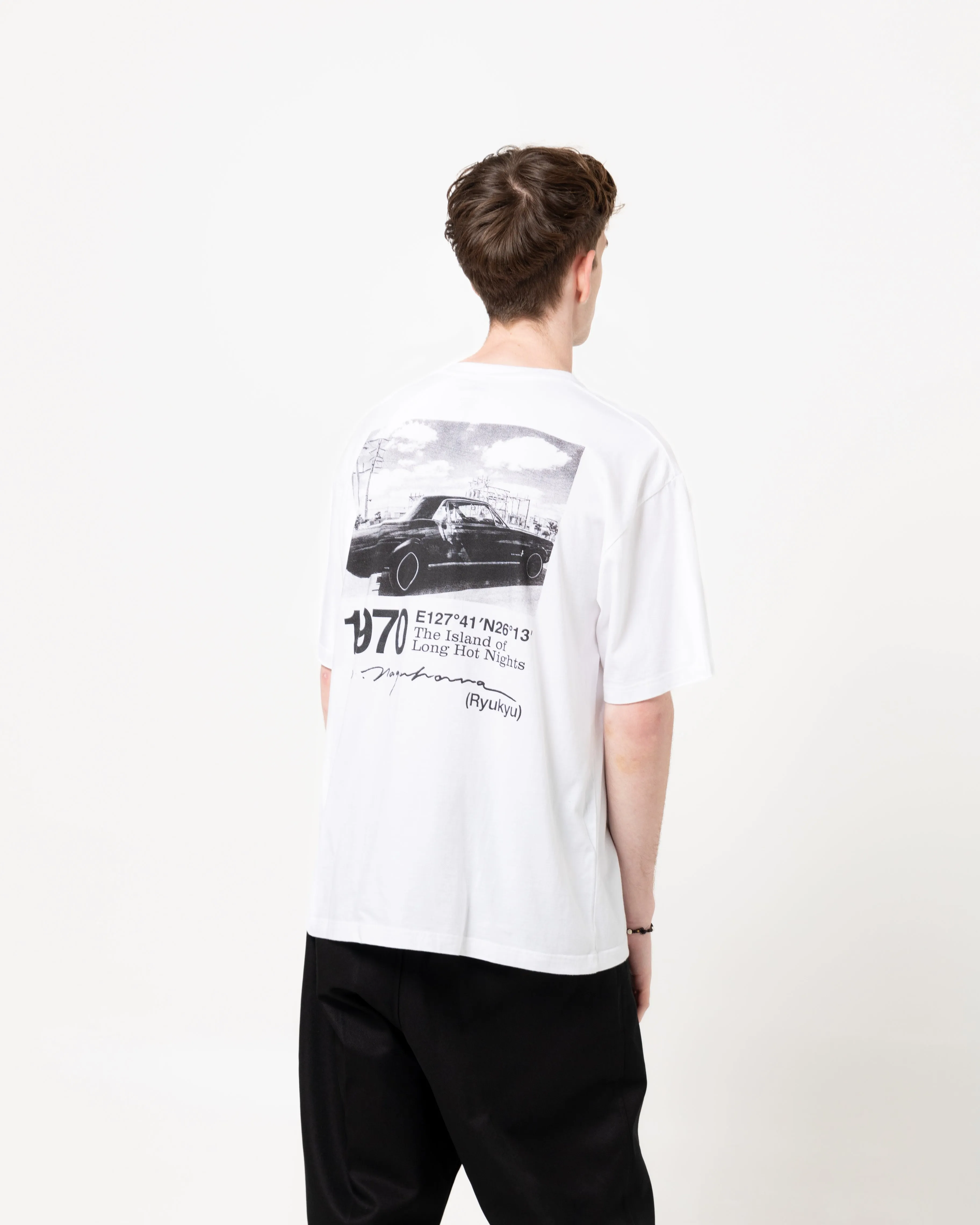 NH x Osamu Nagahama SS-4 Tee | White