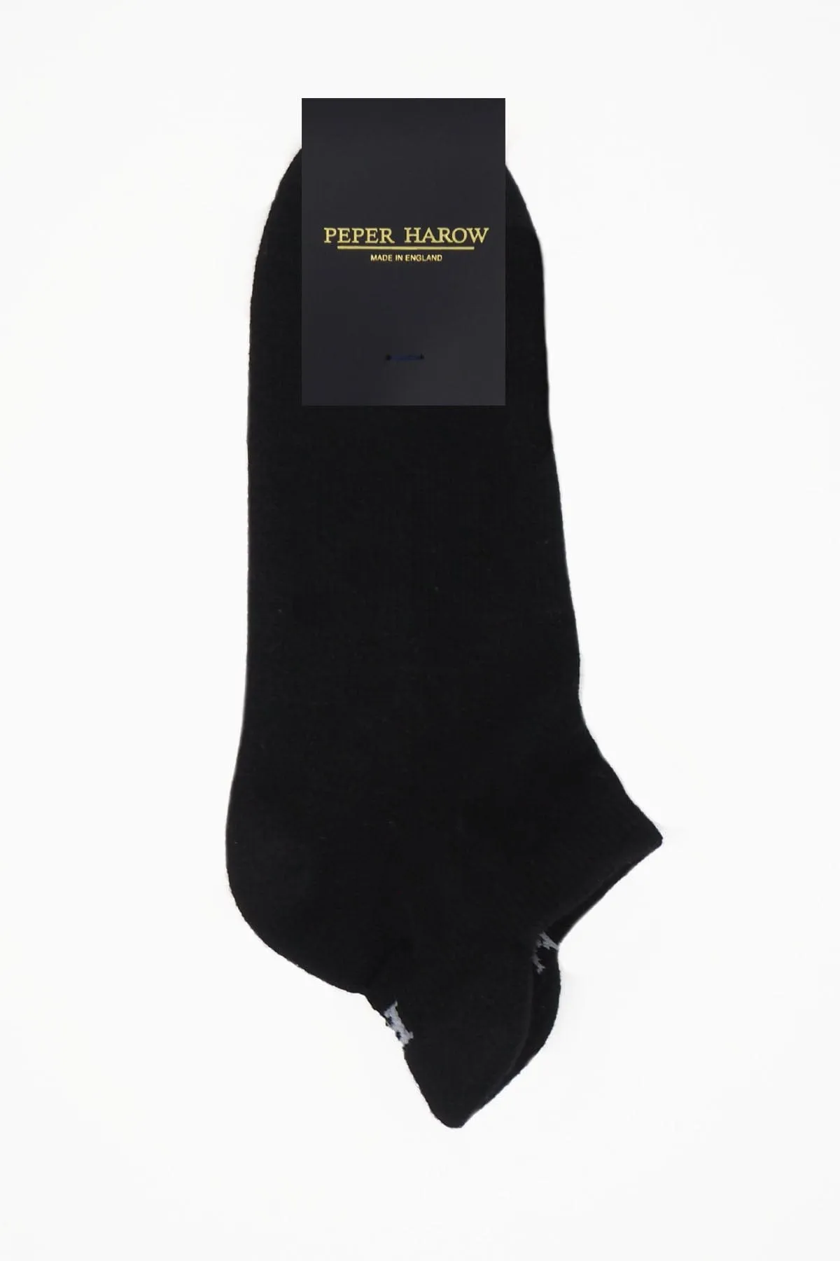 Organic Cotton Men's Trainer Socks | Black