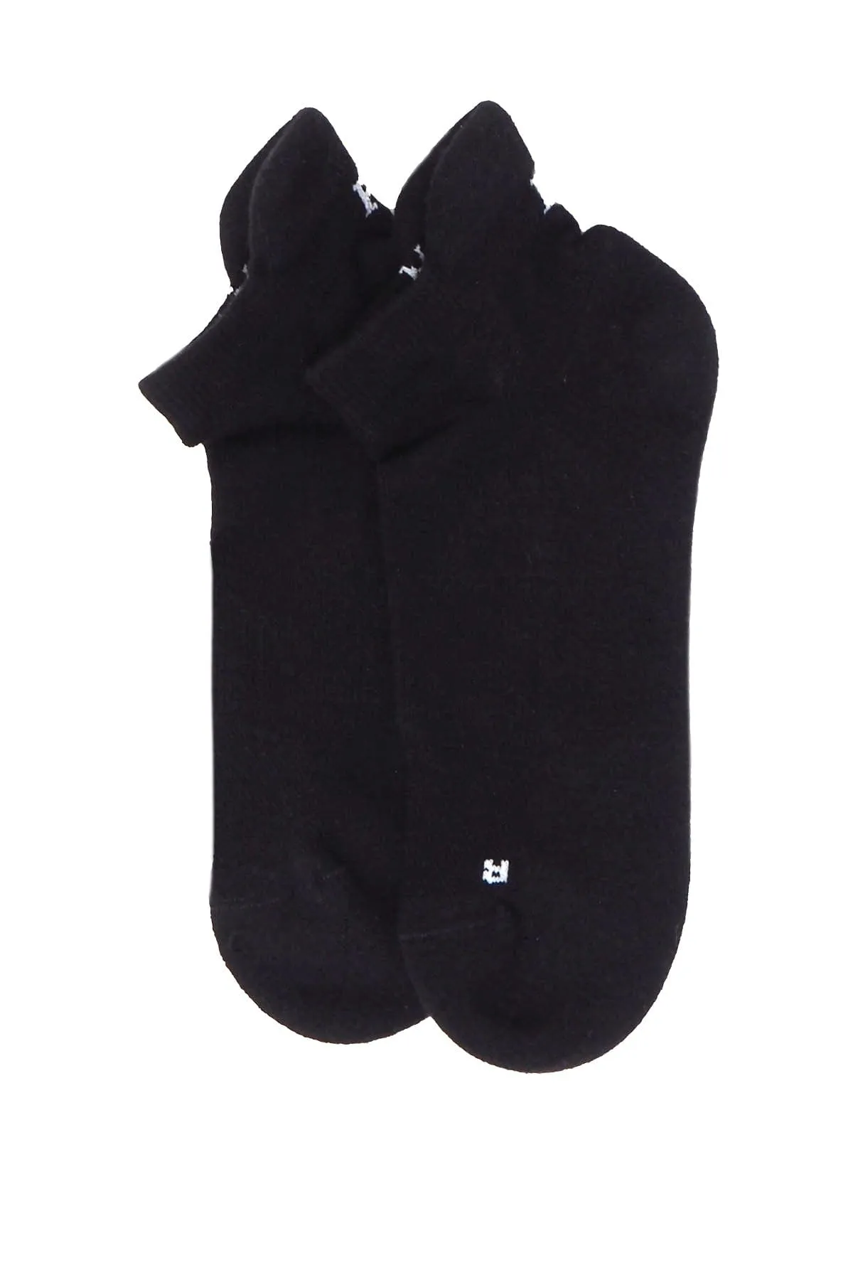 Organic Cotton Men's Trainer Socks | Black