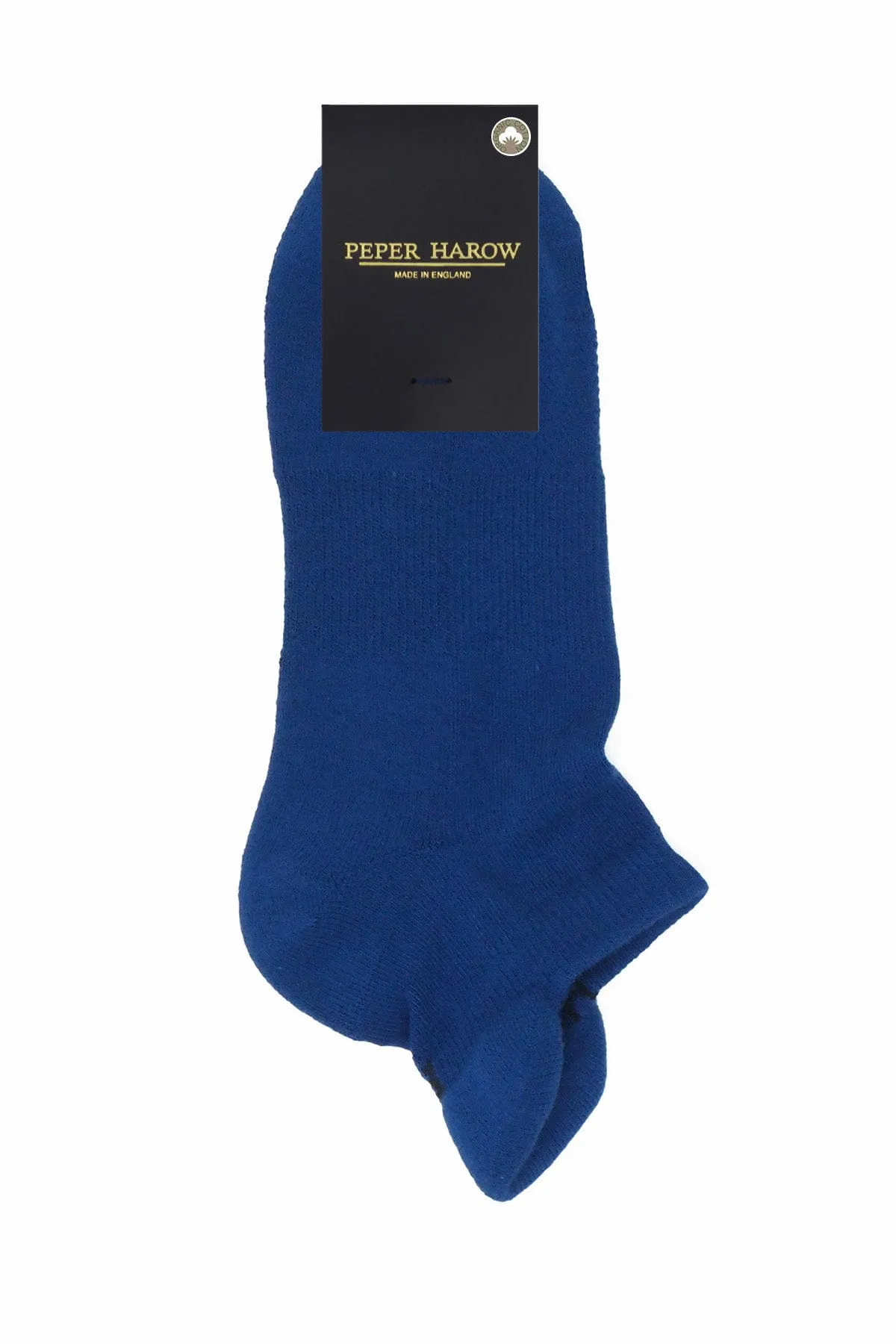 Organic Cotton Men's Trainer Socks | Blue
