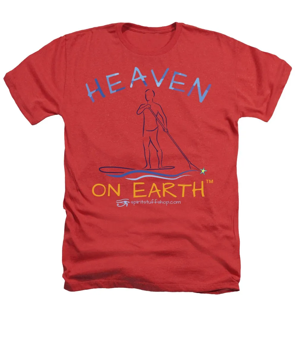 Paddle Board Heaven On Earth - Heathers T-Shirt